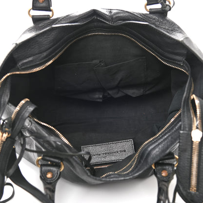 Balenciaga Agneau Classic Gold Hardware City Black 5 of 10