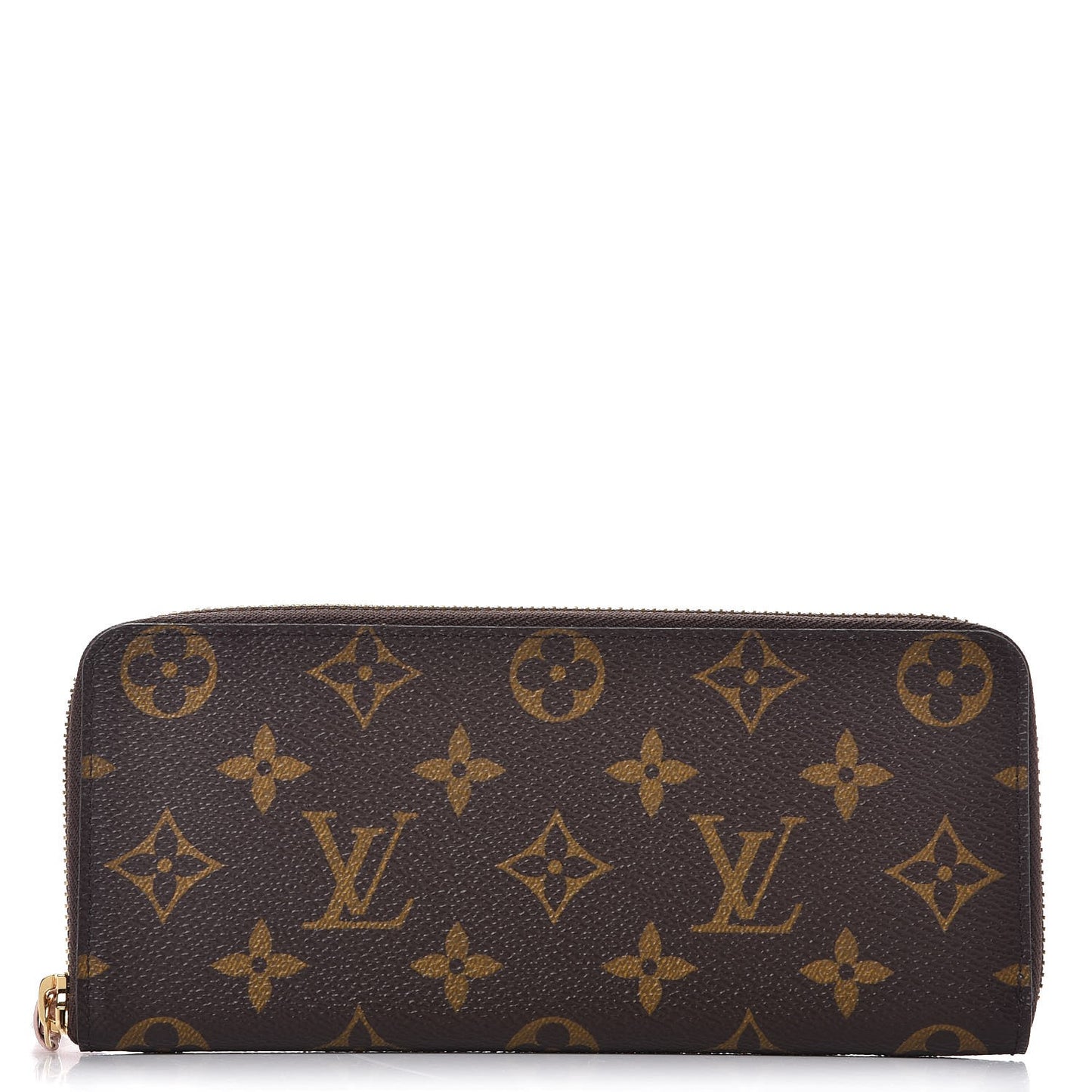 Monogram Clemence Wallet Rose Ballerine