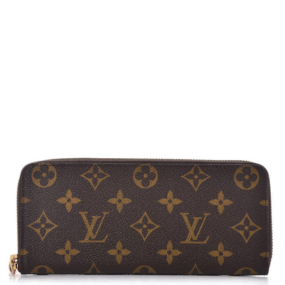 Louis Vuitton Monogram Clemence Wallet Rose Ballerine 1 of 7