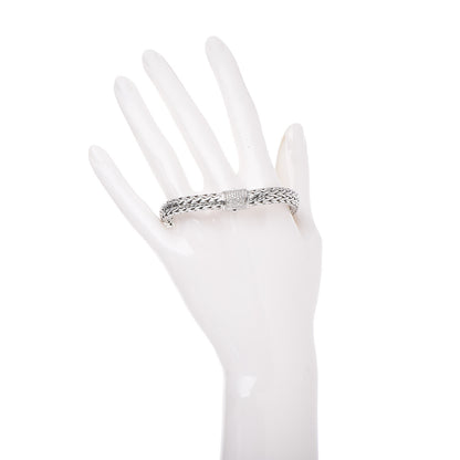 John Hardy Sterling Silver Diamond 7.5mm Classic Chain Bracelet 2 of 4