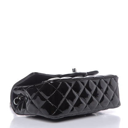 Chanel Patent Calfskin Quilted Mini Rectangular Flap Black 4 of 12