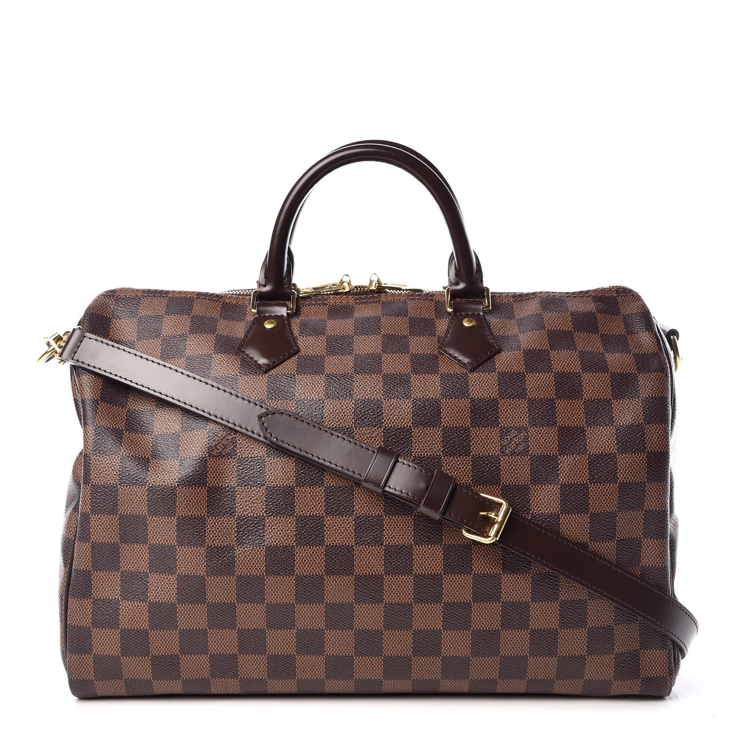 Louis Vuitton Damier Ebene Speedy Bandouliere 35 1 of 10