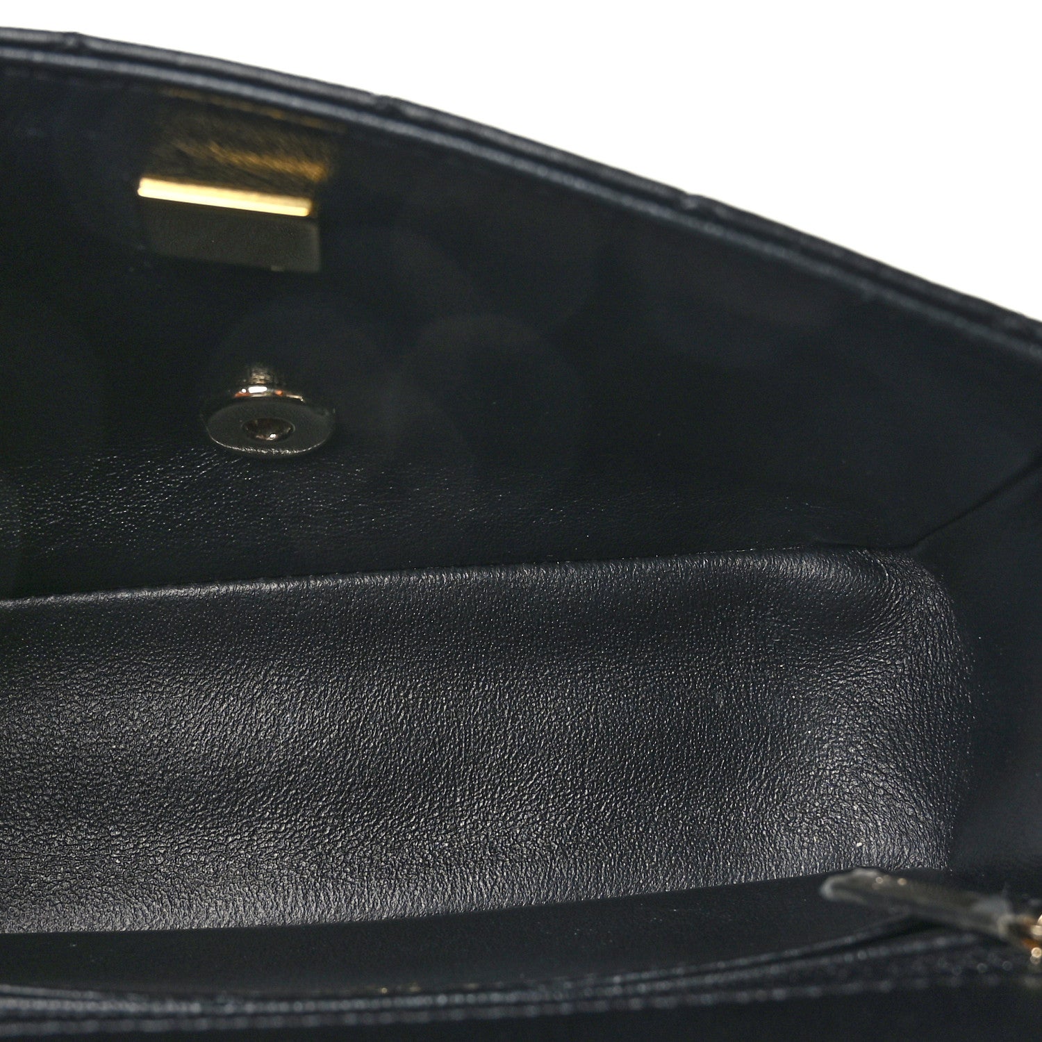 Chanel Lambskin Quilted Mini Rectangular Flap Black 4 of 8