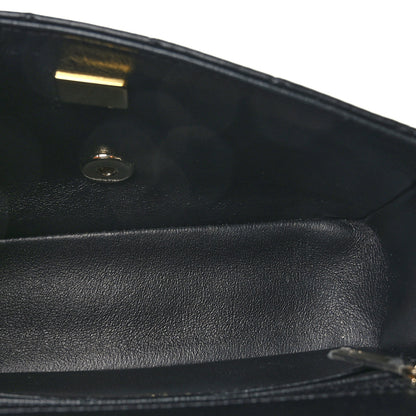 Chanel Lambskin Quilted Mini Rectangular Flap Black 4 of 8