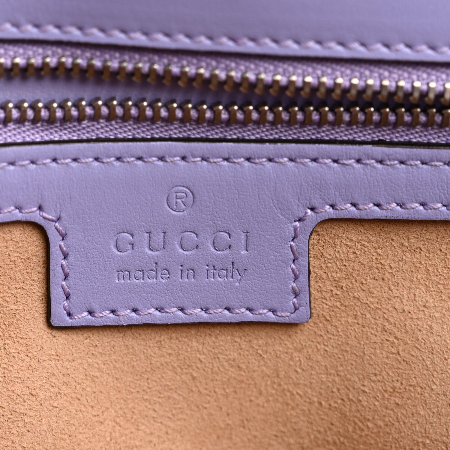 Gucci Calfskin Matelasse Small GG Marmont Shoulder Bag Lapis 6 of 12
