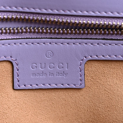 Gucci Calfskin Matelasse Small GG Marmont Shoulder Bag Lapis 6 of 12