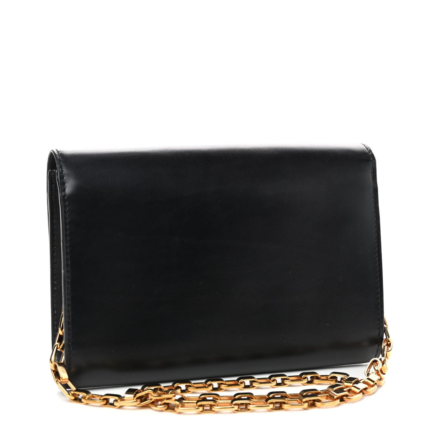 Calfskin Chain Louise MM Black