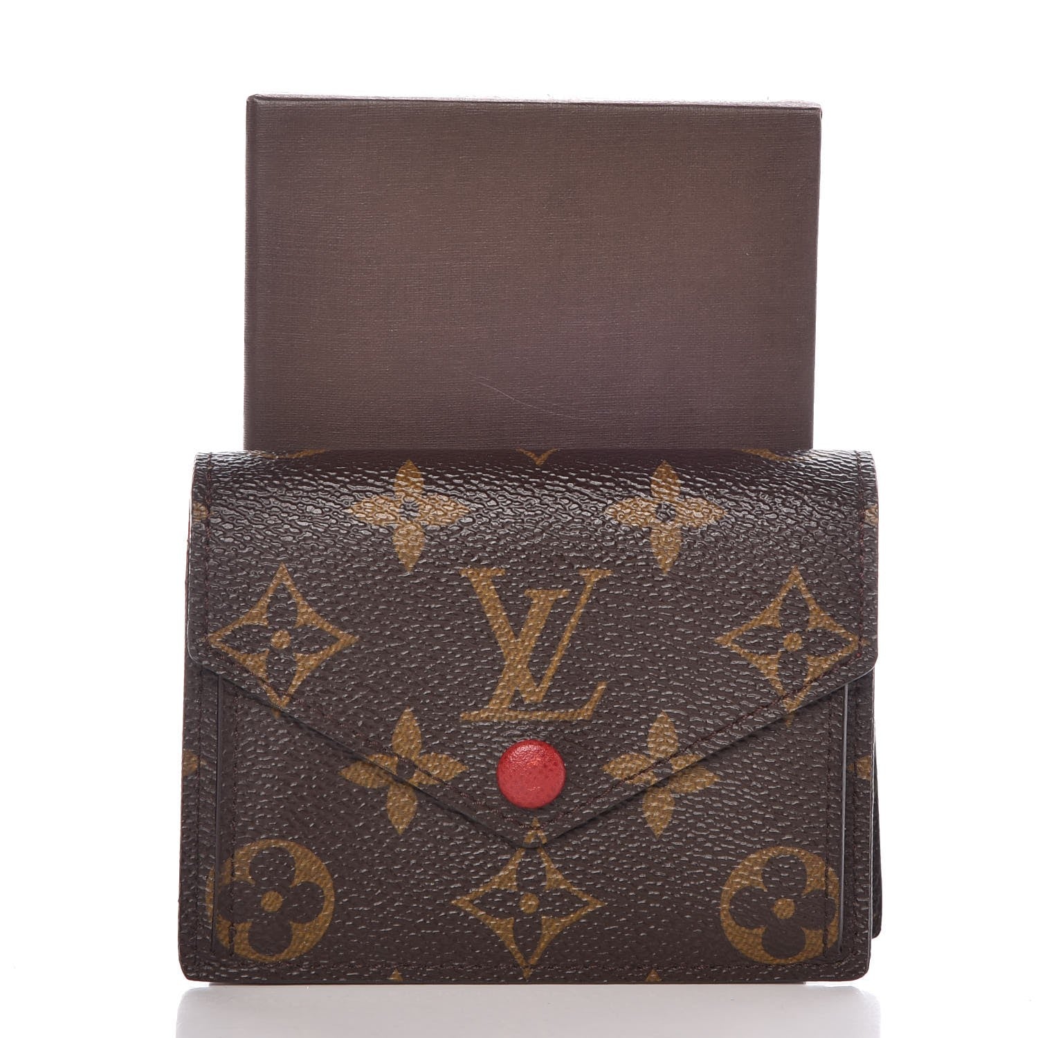 Louis Vuitton Monogram Compact Marie Wallet Rouge 8 of 8