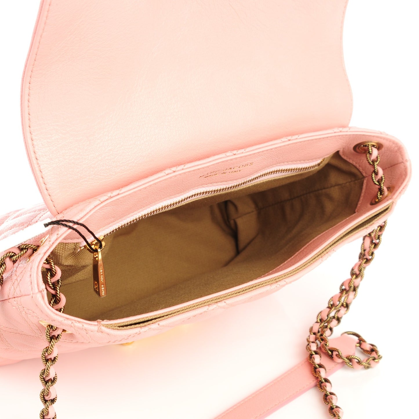 Lacquered Lambskin Baroque The Large Single Flap Cherry Blossom