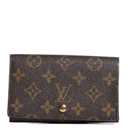 Louis Vuitton Monogram Porte-Monnaie Billets Tresor Wallet 1 of 7