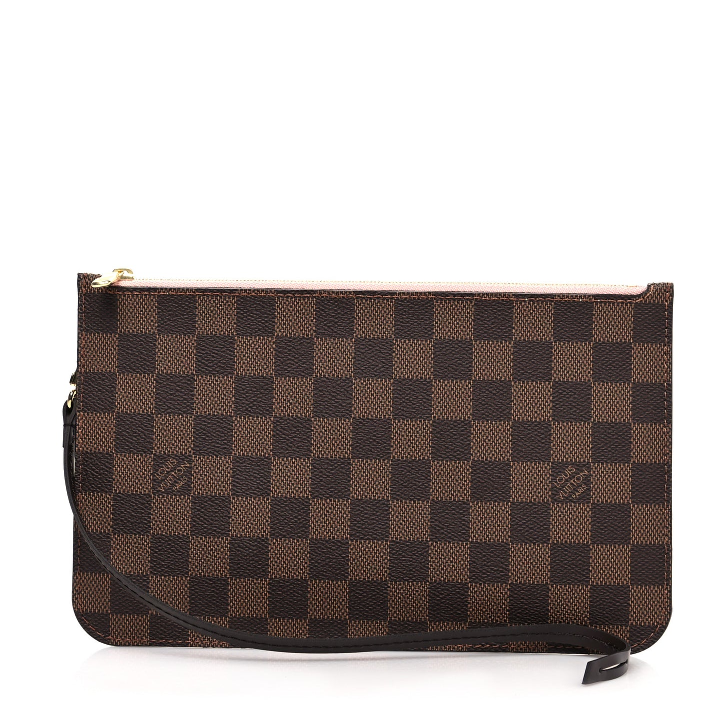 Damier Ebene Neverfull MM GM Pochette Rose Ballerine