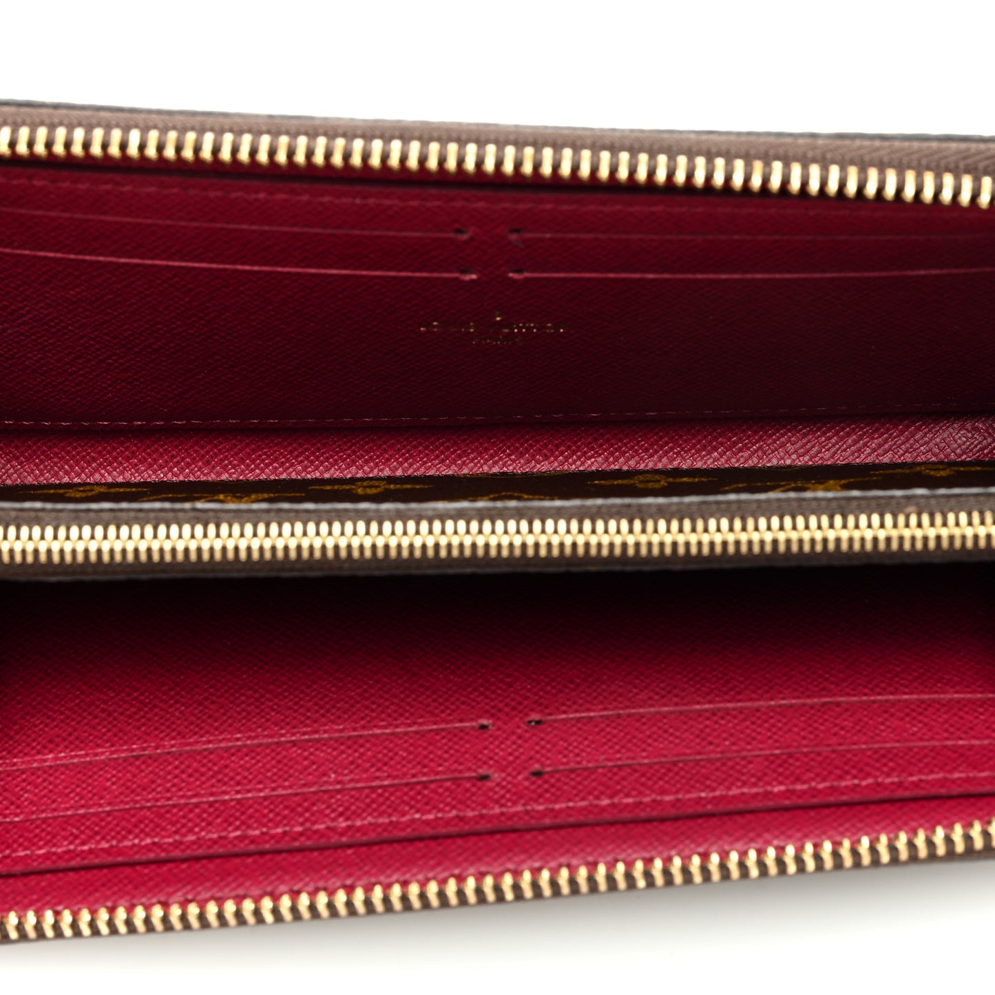 Monogram Clemence Wallet Fuchsia
