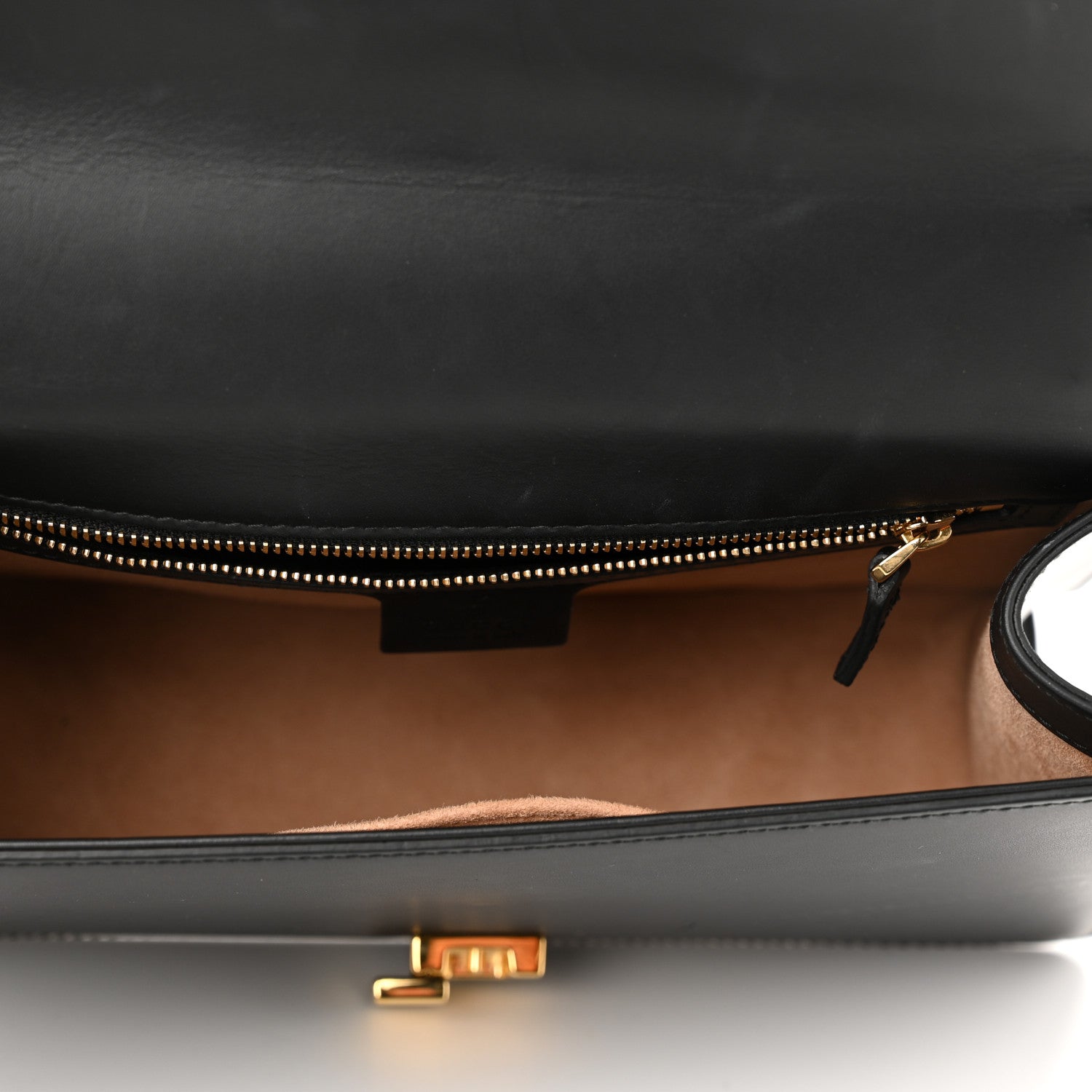 Gucci Calfskin Small Sylvie Shoulder Bag Black 5 of 14
