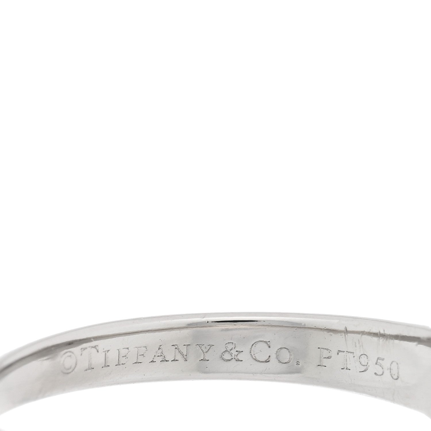 Tiffany Platinum Diamond 1.01ct Solitaire Engagement Ring 53 6.25 4 of 4