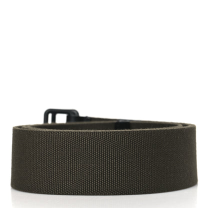 Hermes Canvas Strap Tethys 30 Belt Black Titanium L Khaki So Black 3 of 6