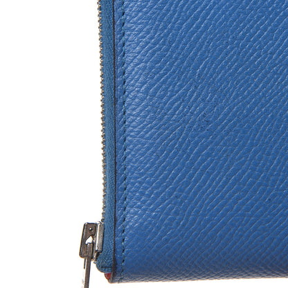 Hermes Epsom Silk'In Compact Wallet Mykonos Rouge Vif 8 of 10