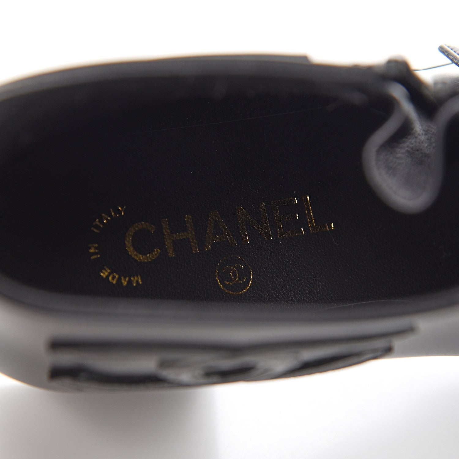 Chanel PVC CC Short Boots 38 Black 7 of 8