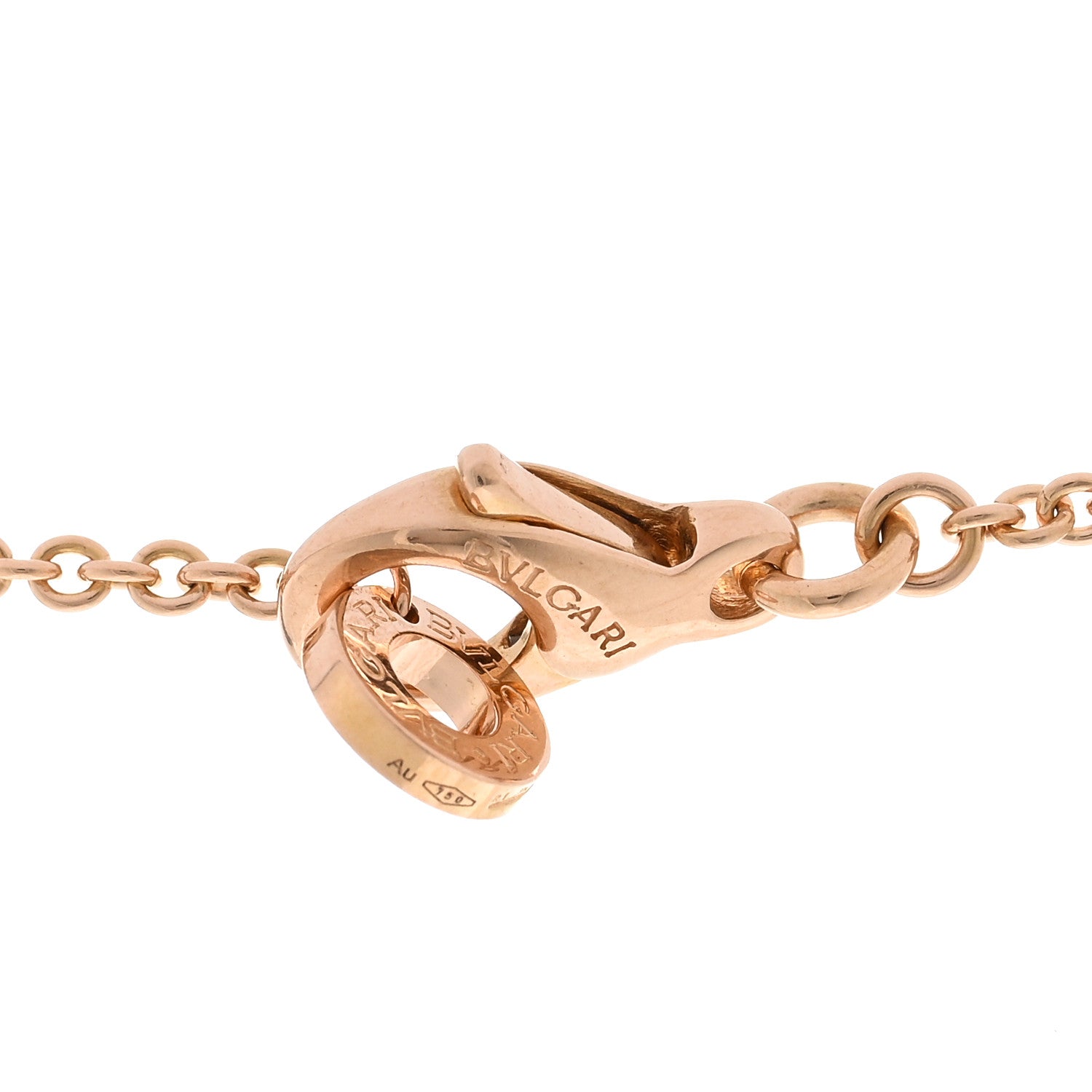 Bulgari 18K Rose Gold B.Zero1 Open Legends Pendant Necklace 4 of 4