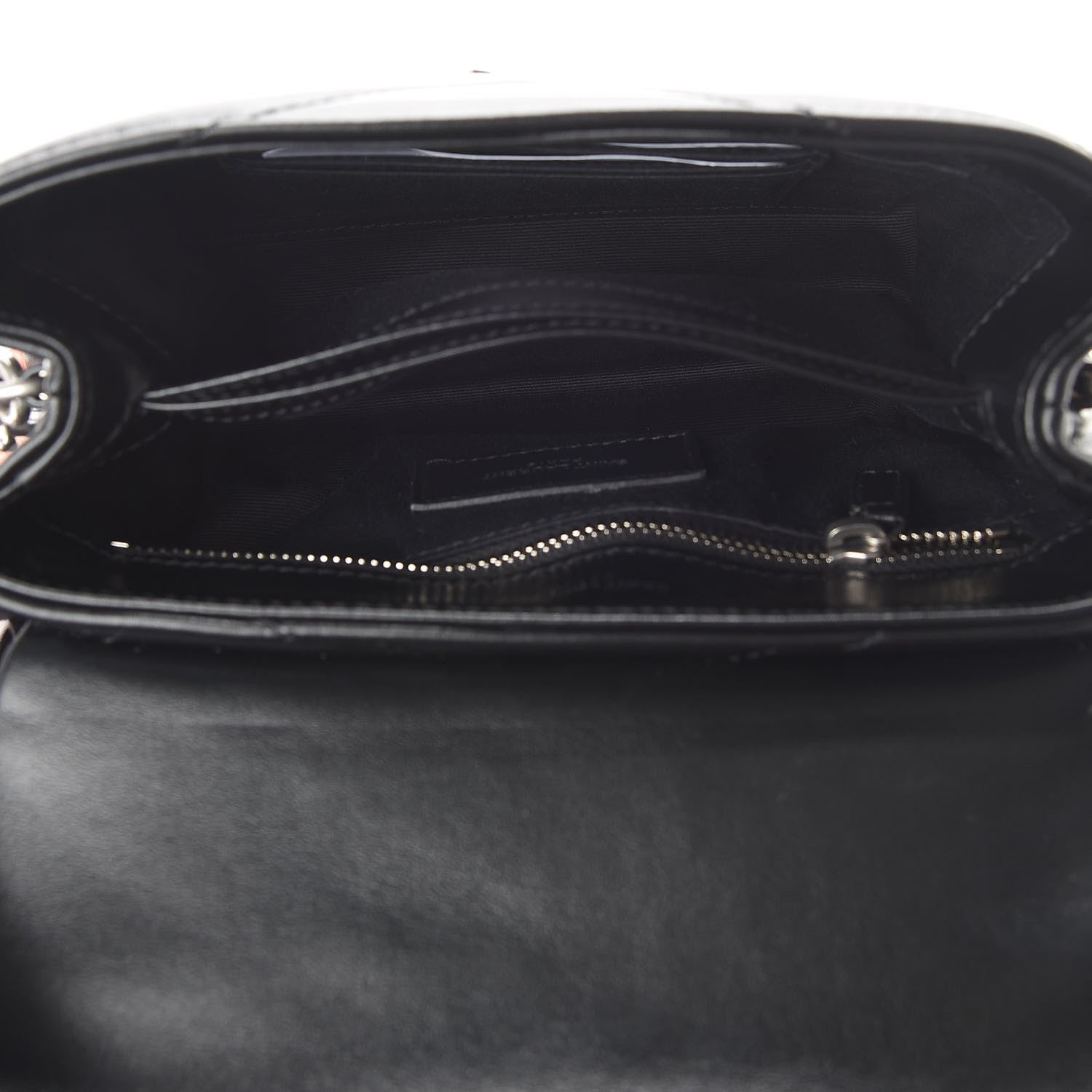Saint Laurent Calfskin Y Quilted Monogram Toy Loulou Crossbody Bag Black 5 of 10