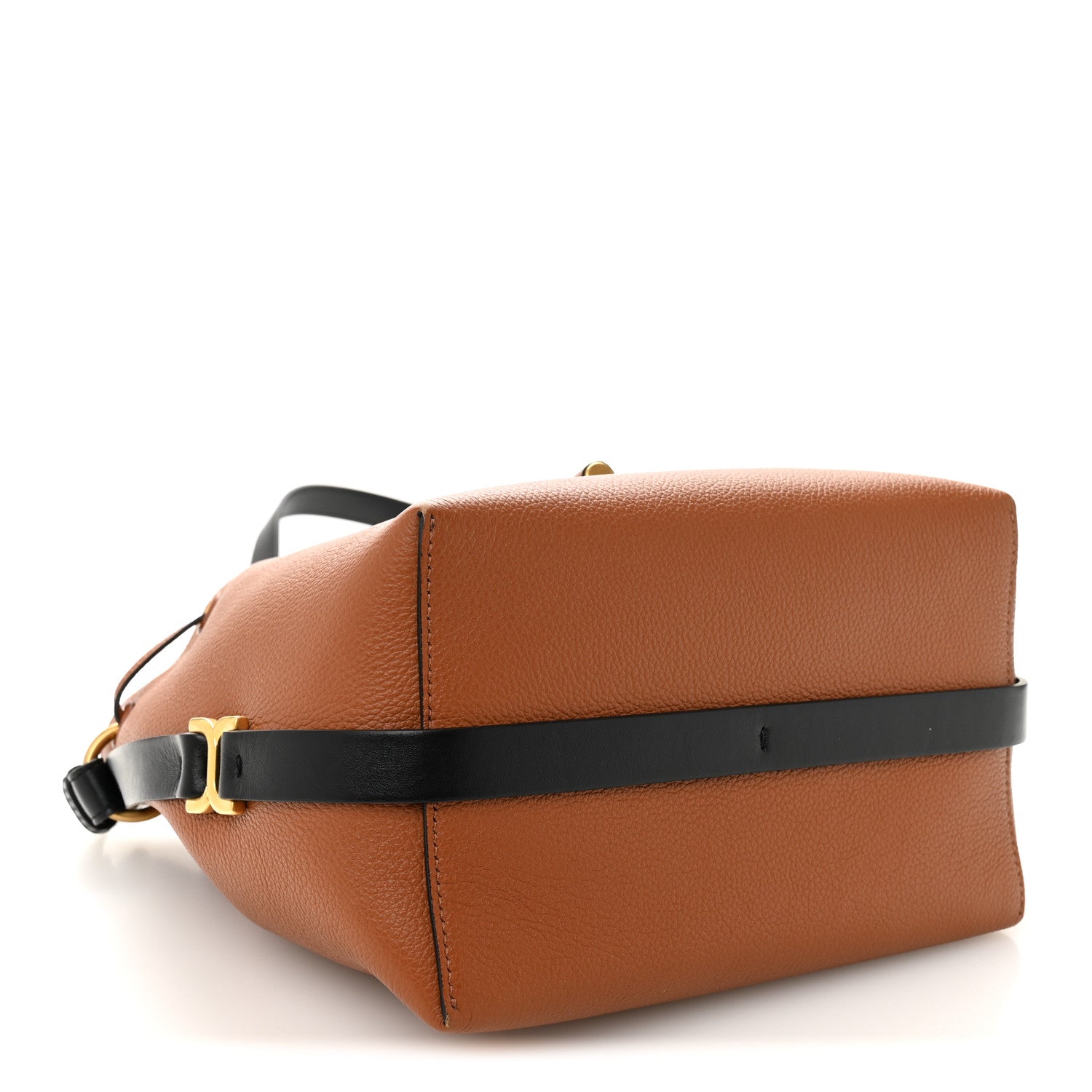 Chloe Grained Calfskin Marcie Bucket Bag Tan 4 of 11