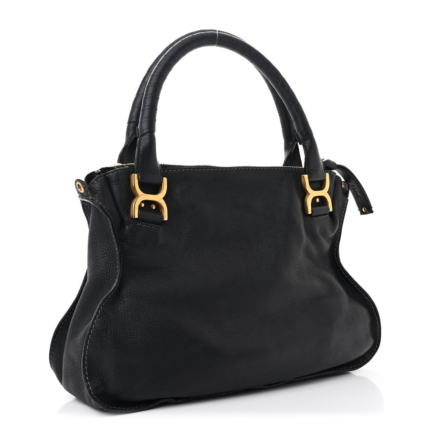 Chloe Calfskin Medium Marcie Satchel Black 3 of 10