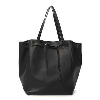 Celine Soft Grained Calfskin Small Belt Cabas Phantom Black 1 of 10