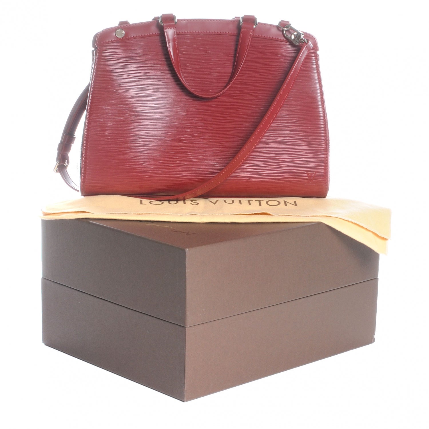 Louis Vuitton Epi Brea GM Rubis Red 6 of 9