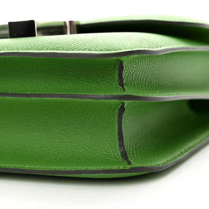 Hermes Epsom Enamel Constance 18 Vert Yucca Vert Fizz 11 of 12