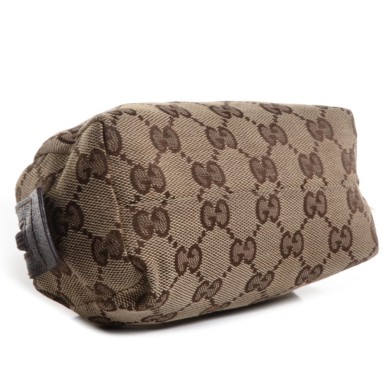 Gucci Monogram Small Balthus Cosmetic Case Beige Ebony Cocoa 4 of 7