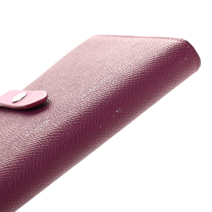 Celine Grained Calfskin Medium Multifunction Strap Wallet Magenta 14 of 14