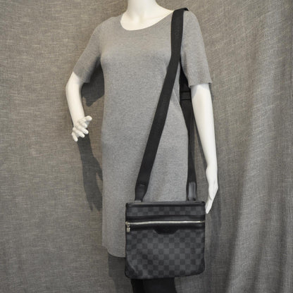Louis Vuitton Damier Graphite Bosphore Pochette 2 of 8