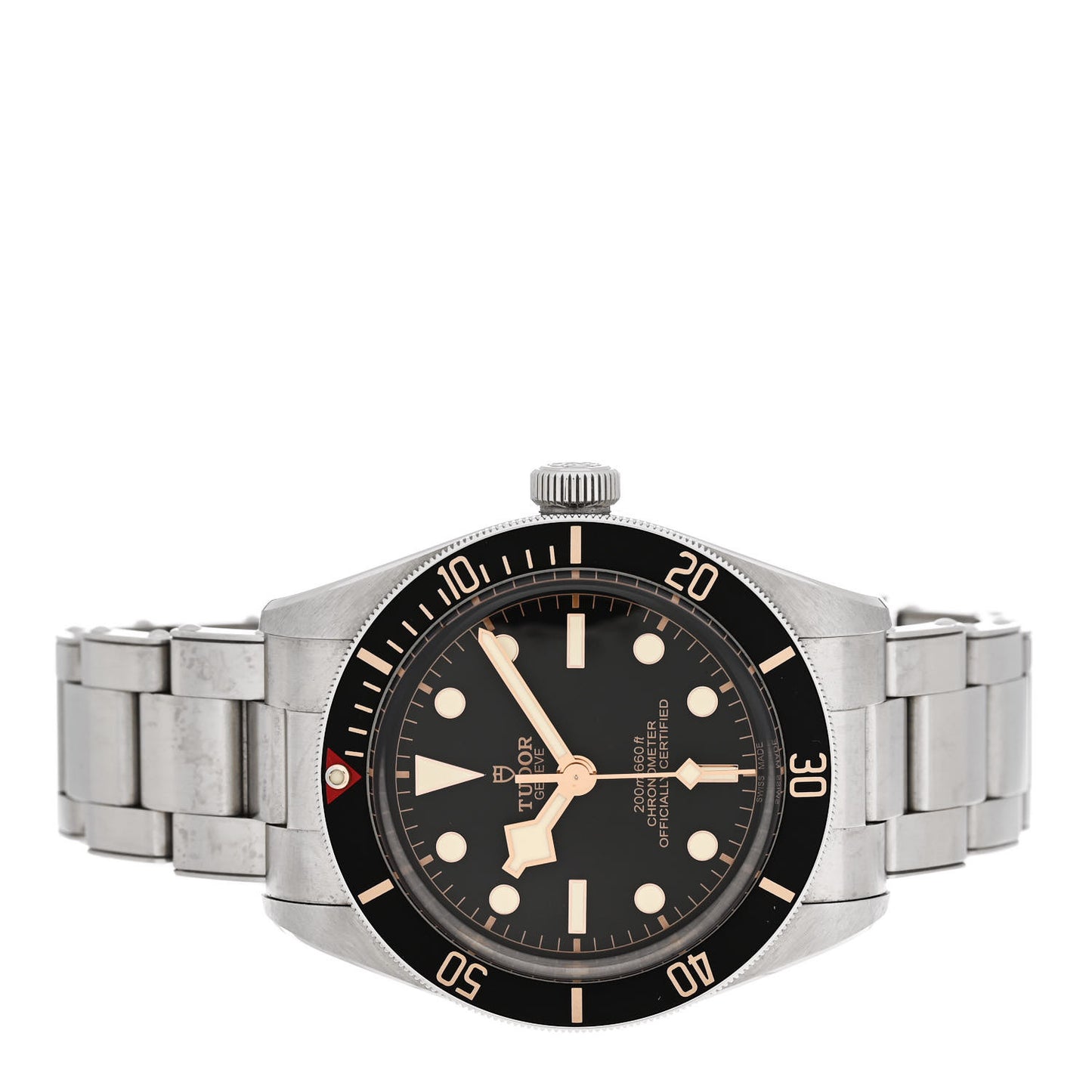 Stainless Steel 39mm Black Bay Fifty Eight Automatic Watch Black 79030N