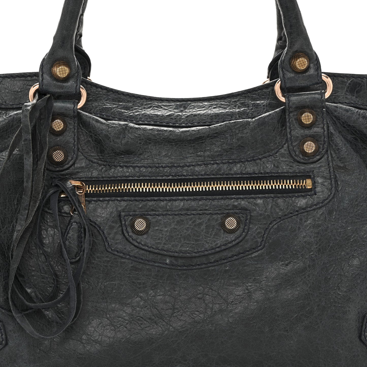 Agneau Giant 12 Rose Gold Hardware City Dark Night