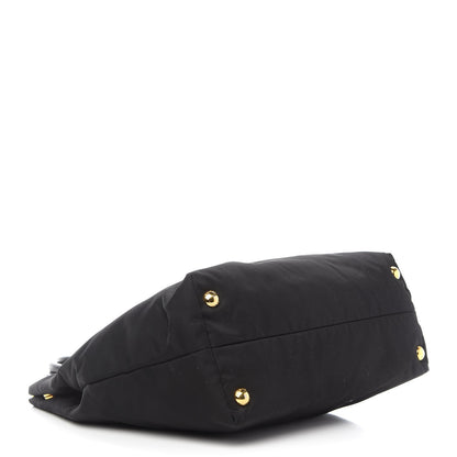 Prada Tessuto Nylon Soft Calf Tote Black 3 of 12