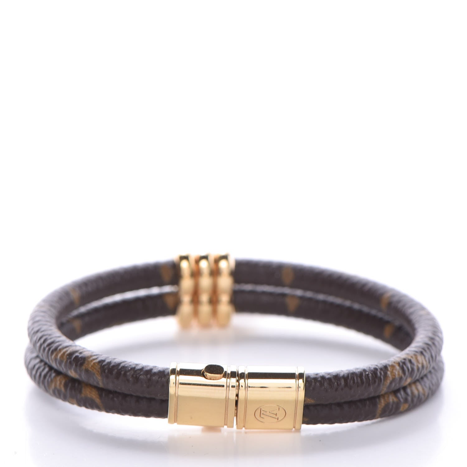 Louis Vuitton Monogram Keep It Twice Bracelet 17 3 of 5