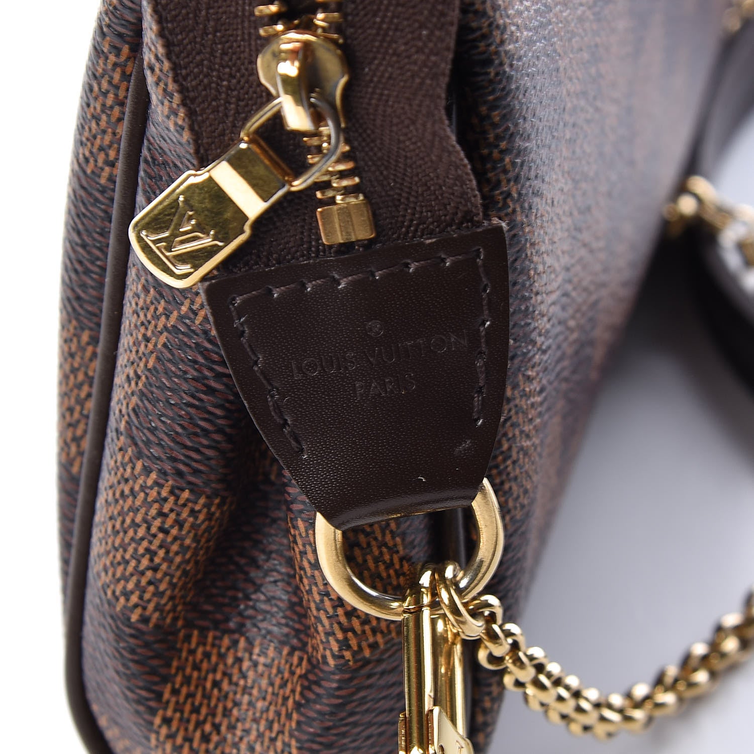 Louis Vuitton Damier Ebene Eva Clutch 6 of 9