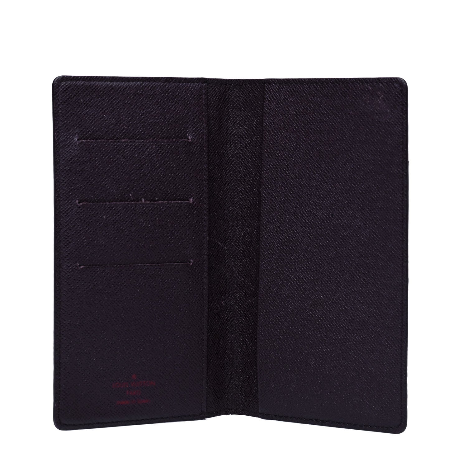 Louis Vuitton Damier Ebene Checkbook Cover Wallet 3 of 5