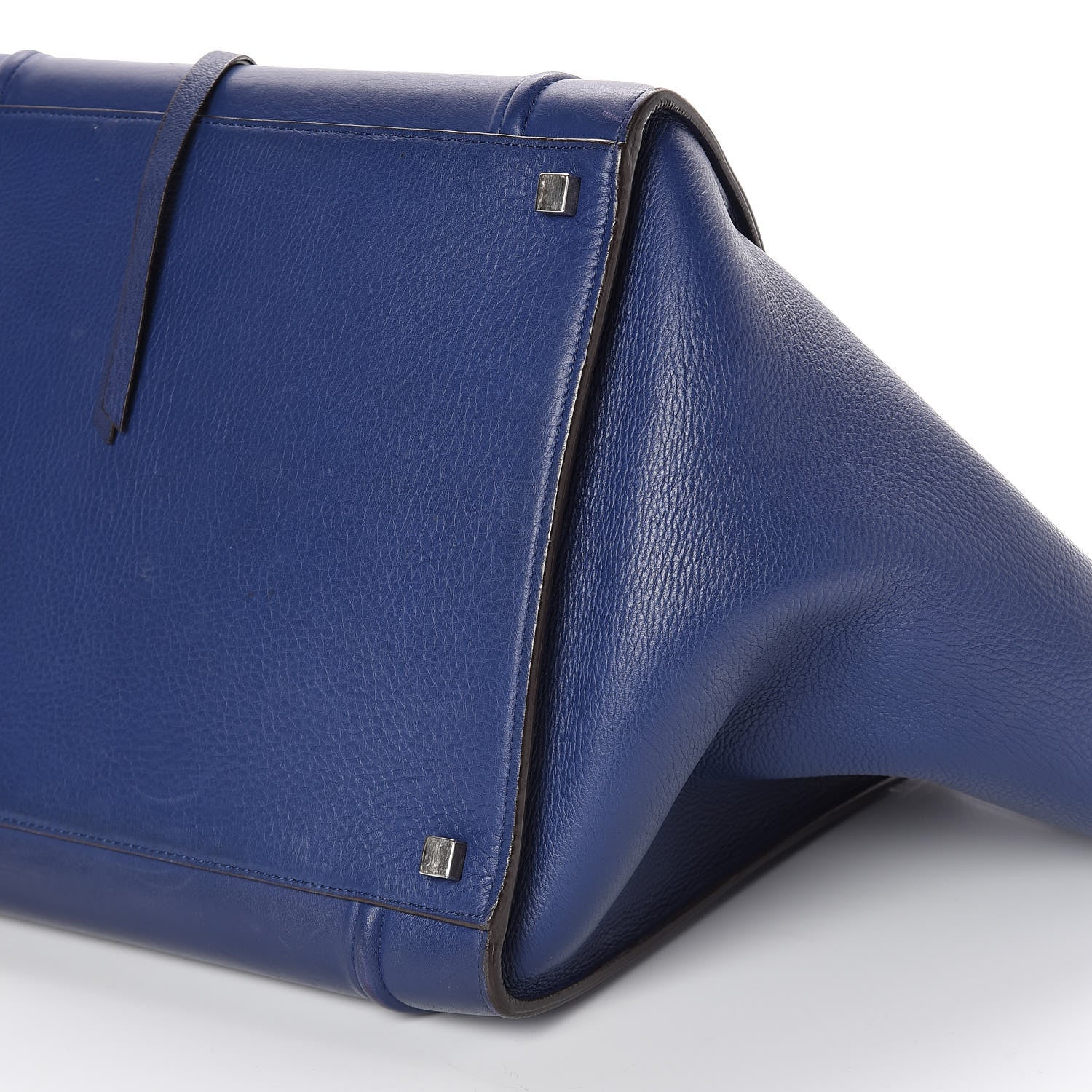 Celine Supple Calfskin Medium Phantom Luggage Indigo 8 of 10