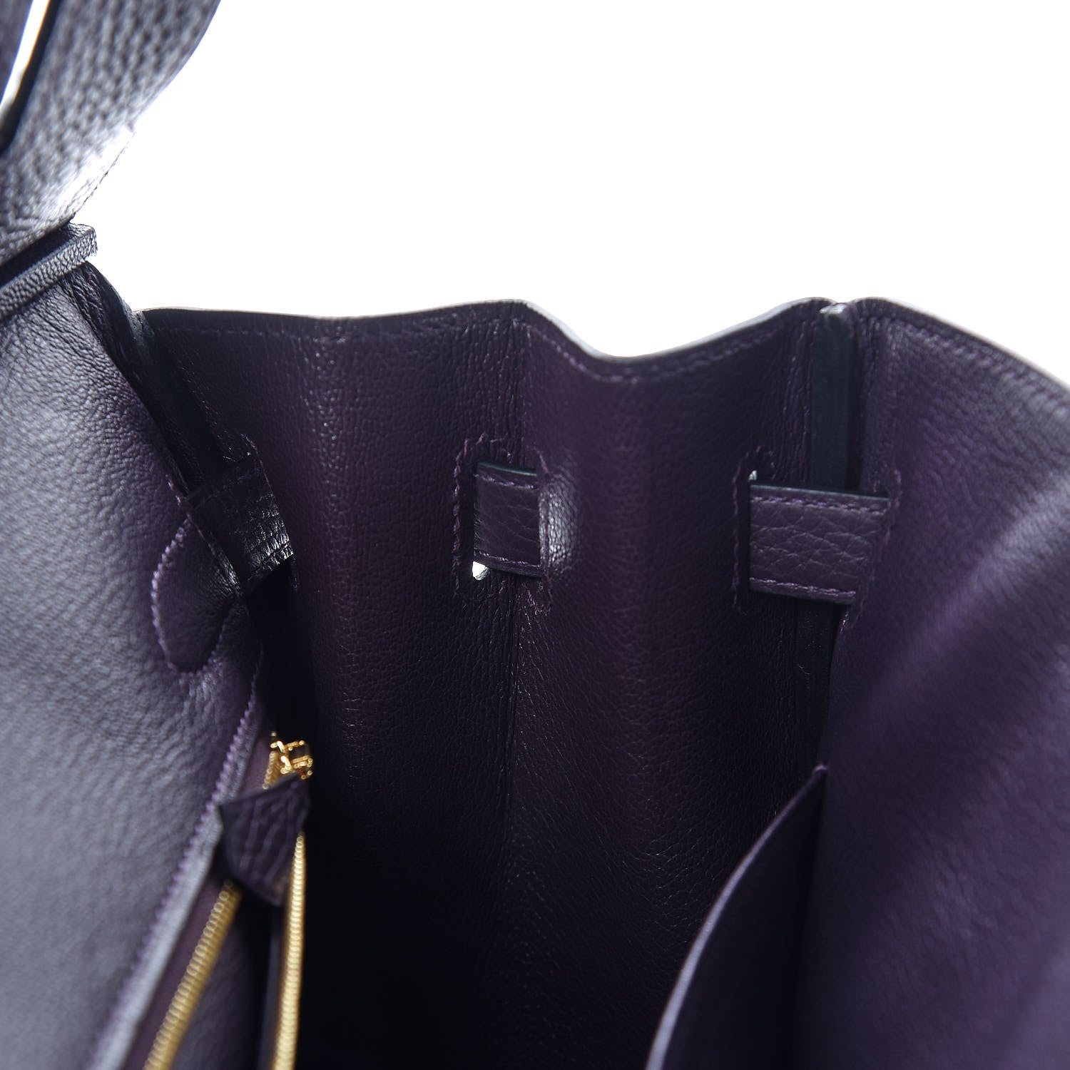 Hermes Taurillon Clemence Birkin 30 Raisin 18 of 39