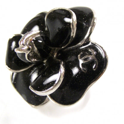 Chanel Camellia Ring Black 6 1 of 4