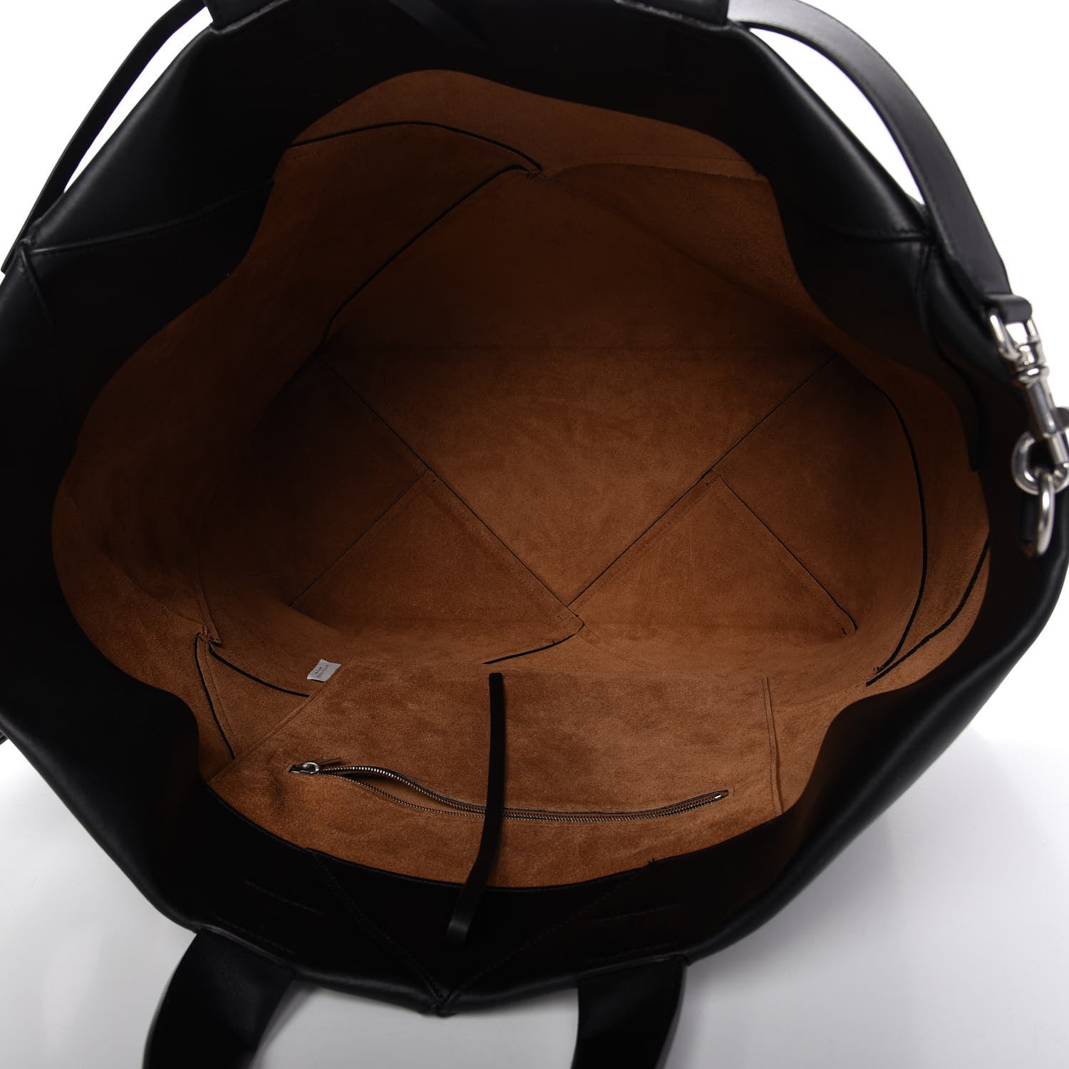 Bottega Veneta Butter Calfskin Patchwork Tote Black 5 of 9