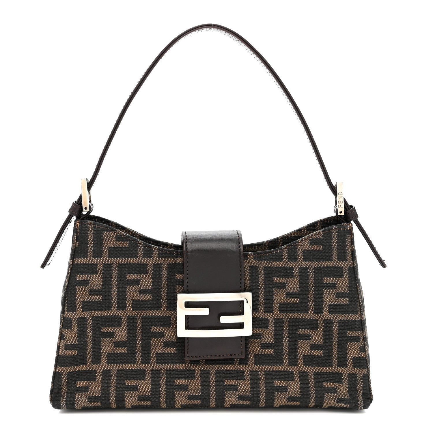 Fendi Zucca Shoulder Bag Tobacco 1 of 14