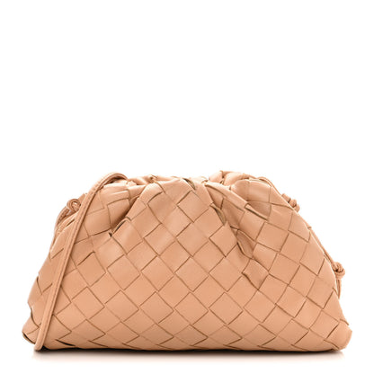 Bottega Veneta Nappa Intrecciato The Mini Pouch Almond 1 of 9
