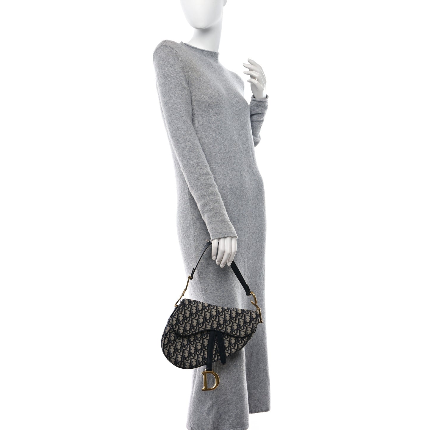 Oblique Saddle Bag Blue