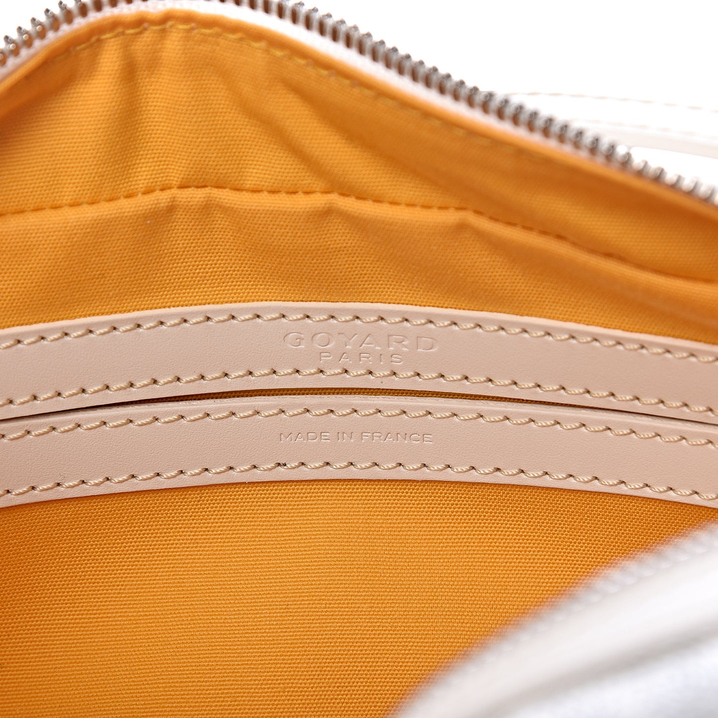 Goyardine Sac Cap Vert White