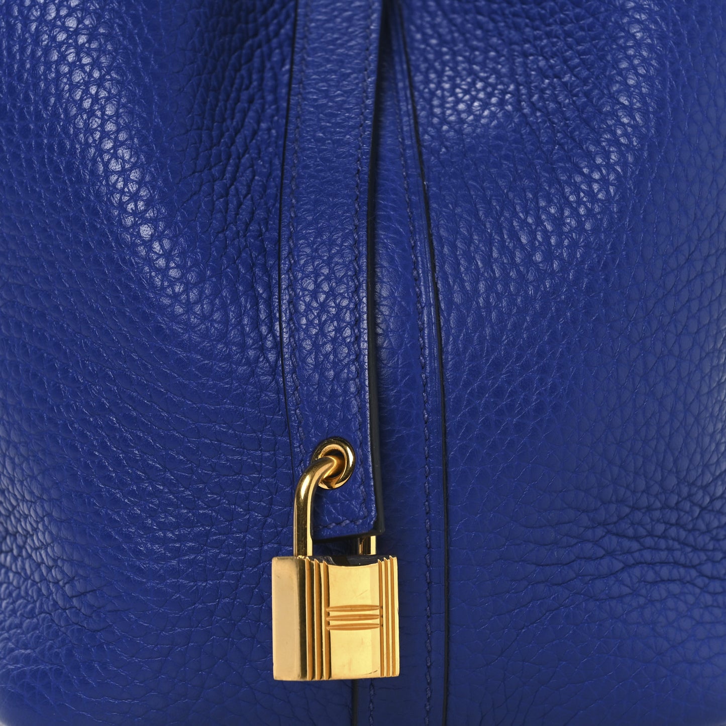 Taurillon Clemence Picotin Lock 18 PM Bleu Electrique
