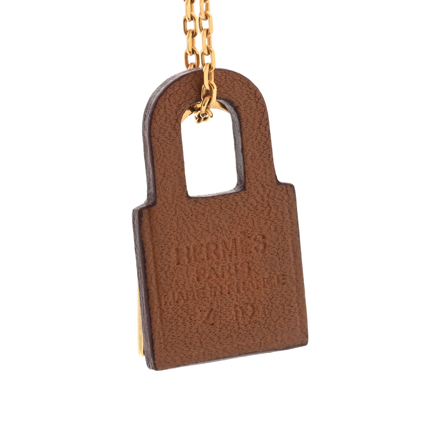 Hermes Swift Small O'Kelly Pendant Necklace Gold 5 of 6
