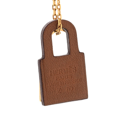 Hermes Swift Small O'Kelly Pendant Necklace Gold 5 of 6
