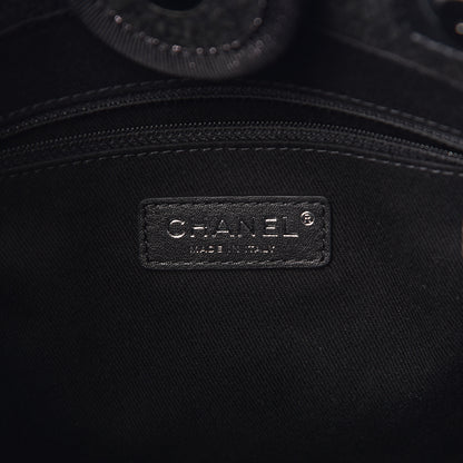Chanel Lurex Boucle Mini Deauville Tote Black 6 of 10