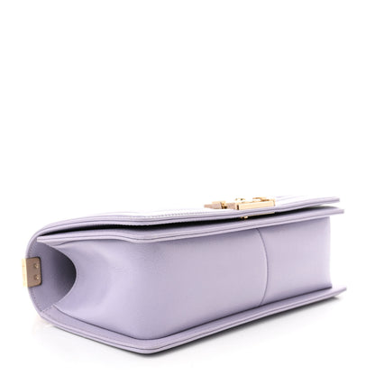 Chanel Caviar Quilted Medium Boy Flap Light Purple 4 of 11